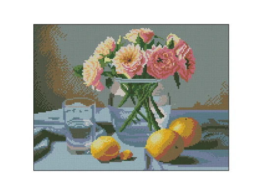 Алмазная картина Цветочный натюрморт 30х40 (FZ3040-36) купить в интернет магазине подарков ПраздникШоп