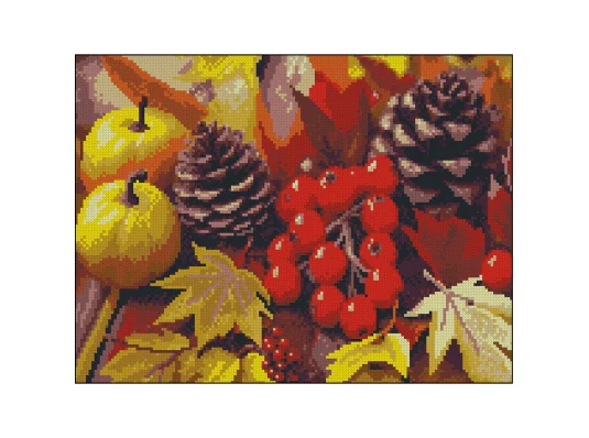 Алмазная картина Осенний натюрморт 30х40 (FZ3040-39) купить в интернет магазине подарков ПраздникШоп