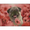 Алмазная картина Счастливый мопс 30х40 (ZAV3040-62)