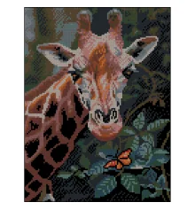 Алмазная картина Жирафа и бабочка 30х40 (ZAV3040-63) купить в интернет магазине подарков ПраздникШоп
