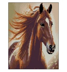 Алмазная картина Величественный конь 30х40 (ZAV3040-65) купить в интернет магазине подарков ПраздникШоп