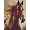 Алмазная картина Величественный конь 30х40 (ZAV3040-65)