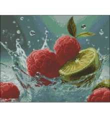 Алмазная картина Малиново-лаймовый фреш 40х50 (ZAV4050-47) купить в интернет магазине подарков ПраздникШоп