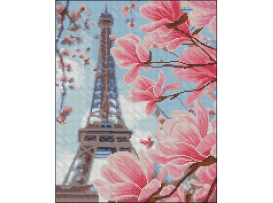 Алмазная картина Весенний Париж 40х50 (ZAV4050-54) купить в интернет магазине подарков ПраздникШоп