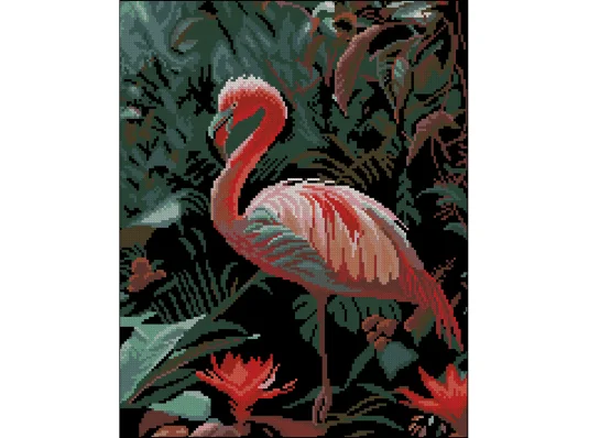 Алмазная картина Королевский фламинго 40х50 (ZAV4050-55) купить в интернет магазине подарков ПраздникШоп