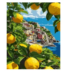 Картина по номерам Лимонный пейзаж 40х50 (VG018) купить в интернет магазине подарков ПраздникШоп