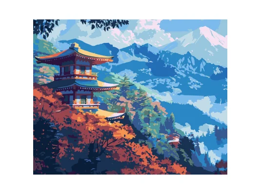 Картина по номерам Японский момент 40Х50 (VG020) купить в интернет магазине подарков ПраздникШоп