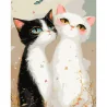 Картина по номерам Котята в шарфике 40Х50 (VG029)