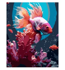 Картина по номерам Розовая рыба 40х50 (VG032) купить в интернет магазине подарков ПраздникШоп