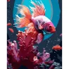 Картина по номерам Розовая рыба 40х50 (VG032)