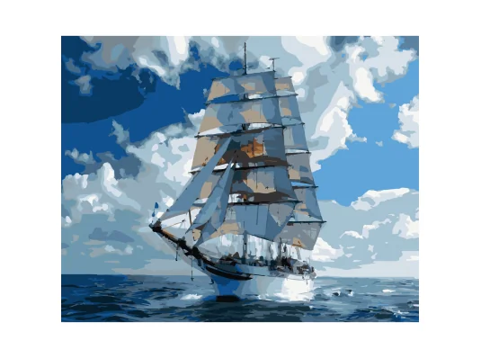 Картина по номерам Под парусом 40Х50 (VG037) купить в интернет магазине подарков ПраздникШоп