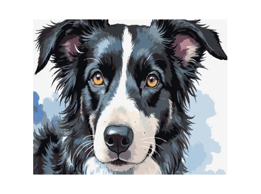 Картина по номерам Собачий портрет 40Х50 (VG038) купить в интернет магазине подарков ПраздникШоп