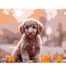 Картина по номерам Осенняя собачка 40Х50 (VG041) купить в интернет магазине подарков ПраздникШоп
