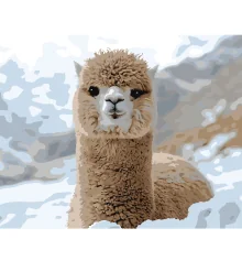 Картина по номерам Горная альпака 40Х50 (VG043) купить в интернет магазине подарков ПраздникШоп