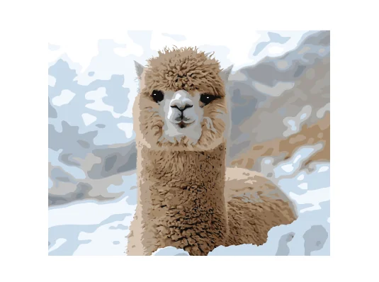 Картина по номерам Горная альпака 40Х50 (VG043) купить в интернет магазине подарков ПраздникШоп