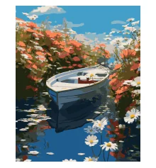 Картина по номерам Лодка на канале 40Х50 (VG046) купить в интернет магазине подарков ПраздникШоп