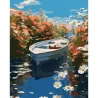 Картина по номерам Лодка на канале 40Х50 (VG046)
