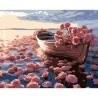 Картина по номерам Лодка в цветах 40Х50 (VG047)