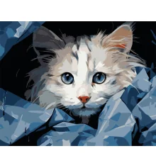 Картина по номерам Голубоглазый котенок 40Х50 (VG050) купить в интернет магазине подарков ПраздникШоп