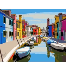 Картина по номерам Дома над водой 40Х50 (VG052) купить в интернет магазине подарков ПраздникШоп