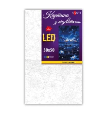Картина по номерам SANTI Прогулка на лодке 30х50 см LED подсветка купить в интернет магазине подарков ПраздникШоп
