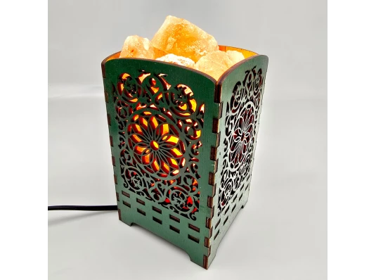 Соляная лампа из гималайской соли «Мандала света» (21×10.8×10.8 cм) купить в интернет магазине подарков ПраздникШоп