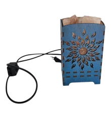 Соляная лампа из гималайской соли «Сияние солнца» (21×10.8×10.8 cм) купить в интернет магазине подарков ПраздникШоп