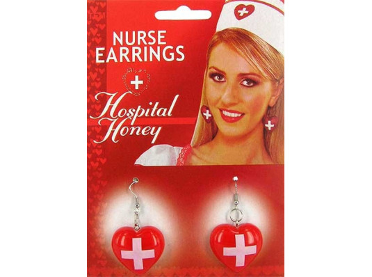 Медсестра sexy-серьги купить в интернет магазине подарков ПраздникШоп