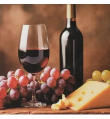 Алмазная картина Бокал вина 30х30 (FZ3030-46) купить в интернет магазине подарков ПраздникШоп