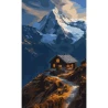 Картина по номерам SANTI Домик в горах 30х50 см