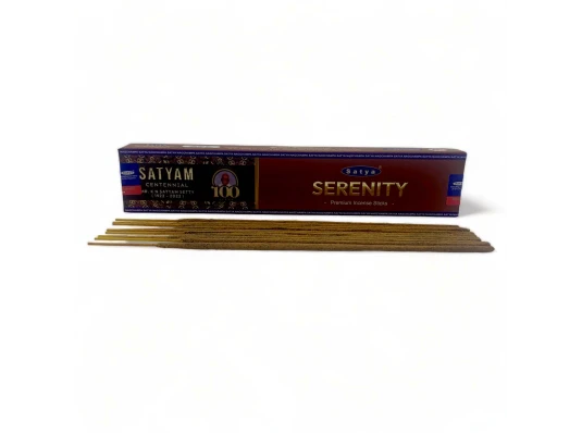 Serenity premium incence sticks (Умиротворенность) (Satya) пыльцовое благовоние 15 гр купить в интернет магазине подарков ПраздникШоп