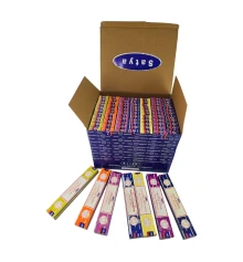 Благовония набор «VFM Series -2» (7 видов по 12 шт. итого 84 шт.) (15 gm) (Satya) пыльцовое благовоние купить в интернет магазине подарков ПраздникШоп