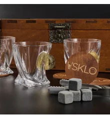 Набір LEO 4 - кришталеві склянки (з біткоїнами) купить в интернет магазине подарков ПраздникШоп