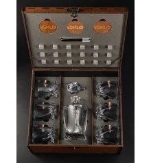 Набір LEO 7 - кришталевий графин і склянки (з кулями) купить в интернет магазине подарков ПраздникШоп