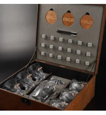 Набор LEO 7 - хрустальный графин и стаканы (с пулями) купить в интернет магазине подарков ПраздникШоп