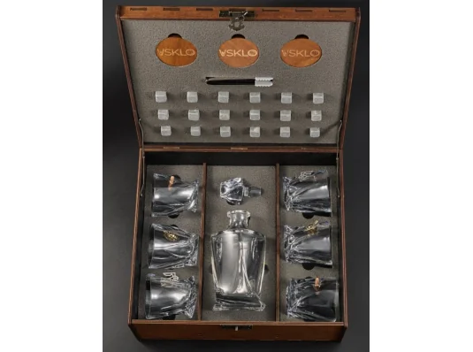 Набір LEO 7 - кришталевий графин і склянки MIX купить в интернет магазине подарков ПраздникШоп