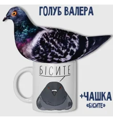 Набір Голуб Валера + чашка "Бісите" купить в интернет магазине подарков ПраздникШоп