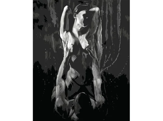 Картина по номерам SANTI Он и Она купить в интернет магазине подарков ПраздникШоп