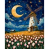 Картина по номерам SANTI Волшебная мельница 40х50 см LED подсветка