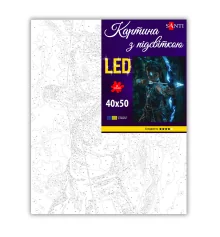 Картина по номерам SANTI Шипы и розы Мистическая лучница 40х50 см LED подсветка купить в интернет магазине подарков ПраздникШоп