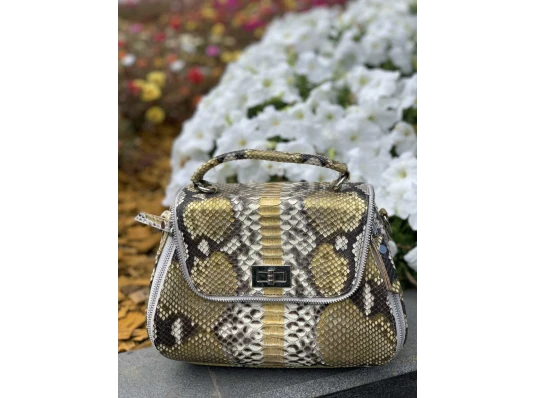 Сумочка из кожи питона (27×19×15 см) купить в интернет магазине подарков ПраздникШоп