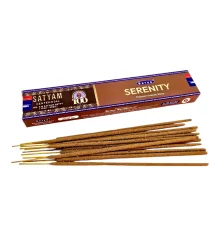 Serenity premium incence sticks (Умиротворенность) (Satya) масала благовоние 15 гр купить в интернет магазине подарков ПраздникШоп