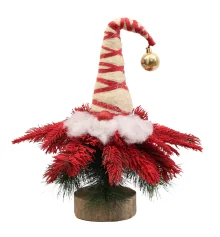 Елка-гномик Yes! Fun заснеженная красным снегом купить в интернет магазине подарков ПраздникШоп