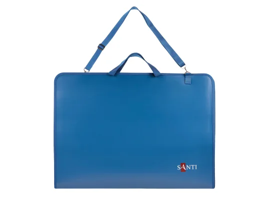 Папка портфель Santi А2 для эскизов синяя купить в интернет магазине подарков ПраздникШоп