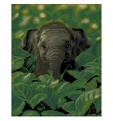 Алмазная картина Счастливый слоненок 40х50 (ZAV4050-51) купить в интернет магазине подарков ПраздникШоп