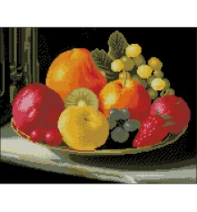 Алмазная картина Тарелка фруктов 40х50 (ZAV4050-53) купить в интернет магазине подарков ПраздникШоп