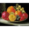 Алмазная картина Тарелка фруктов 40х50 (ZAV4050-53)