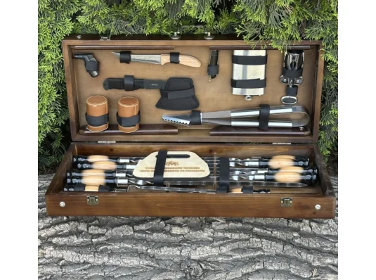 Подарочный набор шампуров №4 купить в интернет магазине подарков ПраздникШоп