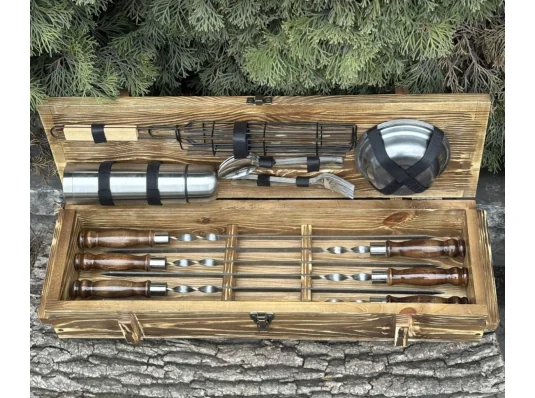 Подарочный набор шампуров №6 купить в интернет магазине подарков ПраздникШоп