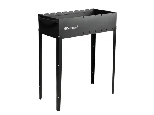 Мангал на 9 шампуров 2мм на ножках купить в интернет магазине подарков ПраздникШоп